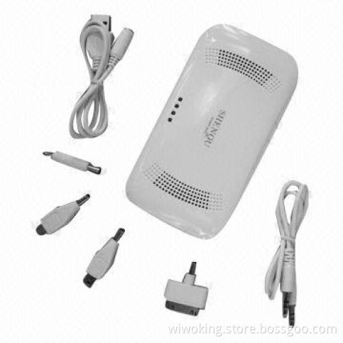 6,000mAh Portable Power Bank, High-quality Bluetooth Speaker with Two Charging USB Ports